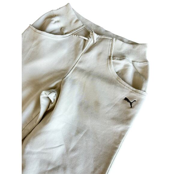 PUMA STRAIGHT LEG RAW HEM SWEATPANTS NWOT SIZE MEDIUM - Picture 2 of 7